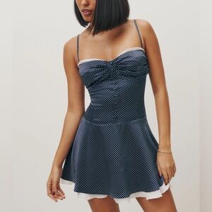 Reformation Ursula Silk Mini Dress